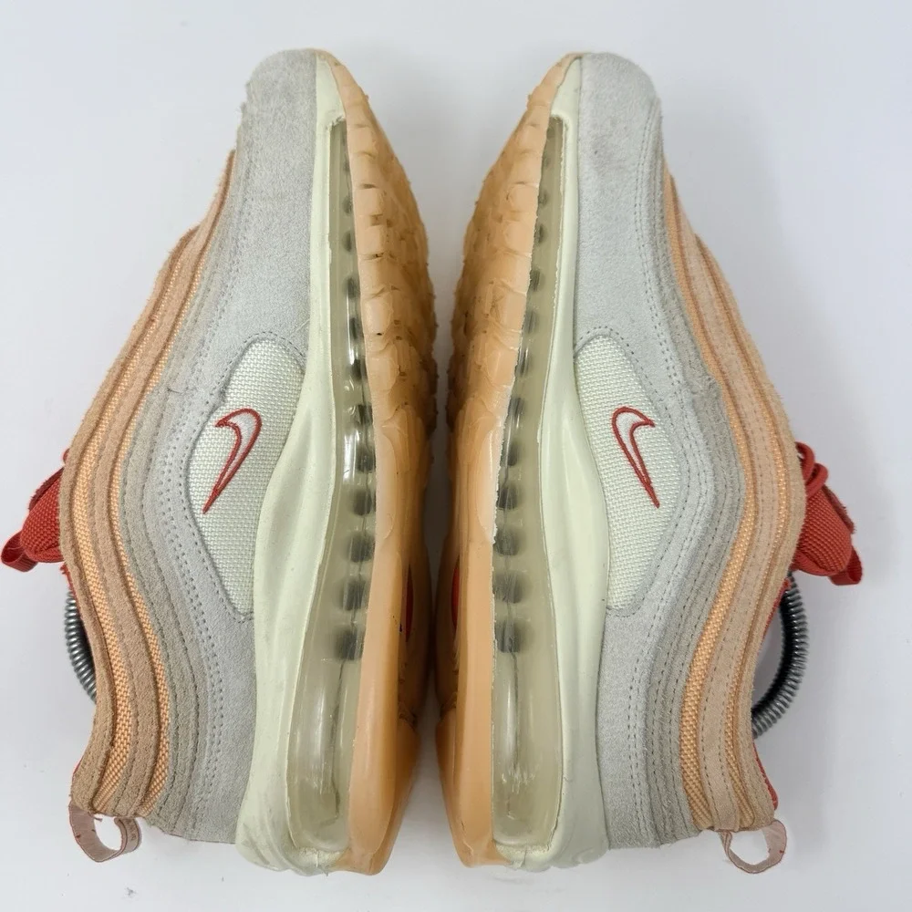 Nike Air Max 97 Sisterhood DM8943-700 Women's 9 Sneakers Orange Chaulk Cashmere